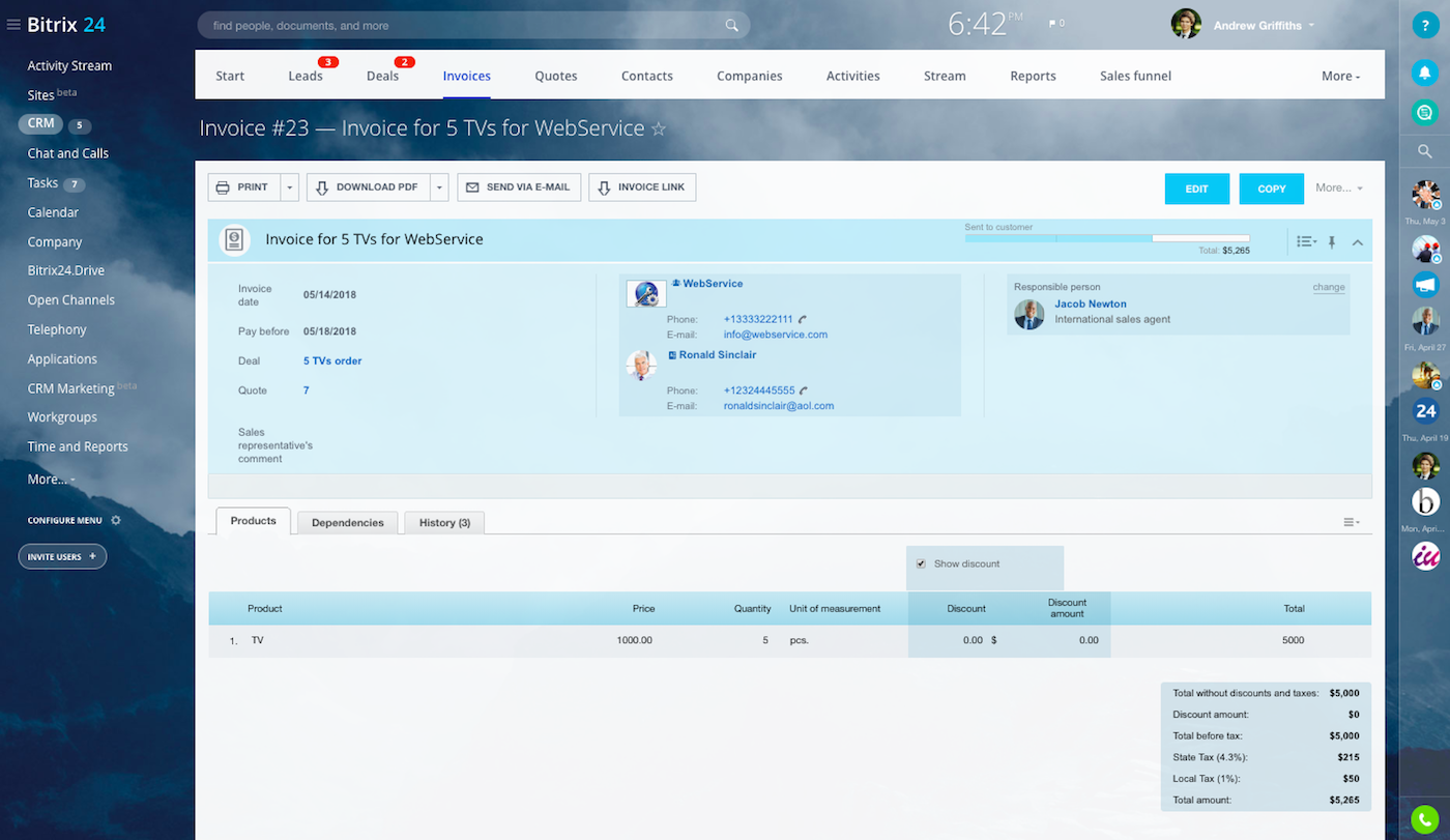 invoicing