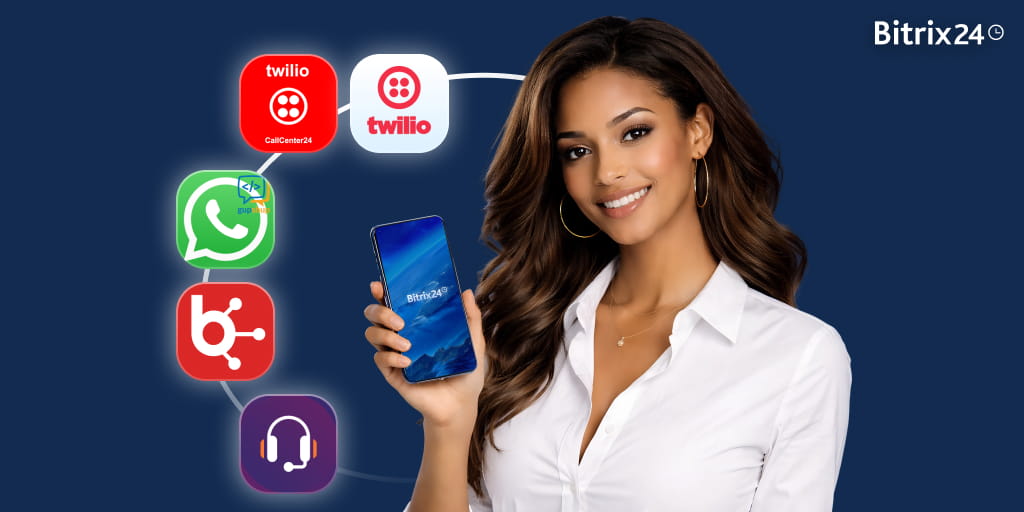 Telefonía y marketing por SMS en Bitrix24: Top 5 apps