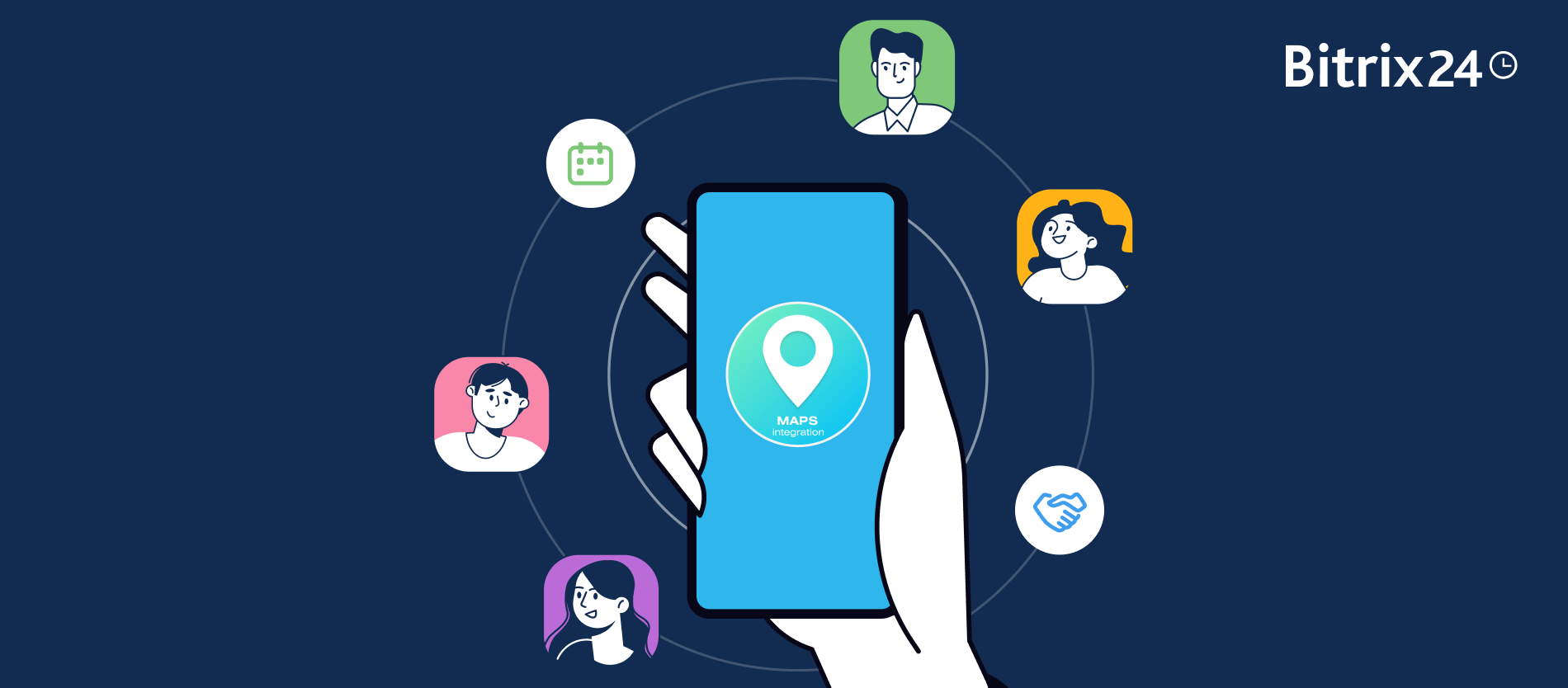 Simplifique el trabajo con clientes y socios, optimice las rutas para los mensajeros y gestione la logística directamente en Bitrix24. Nuestra aplicación permite visualizar a todos los clientes y socios en el mapa, crear rutas y distribuir tareas de manera eficiente.