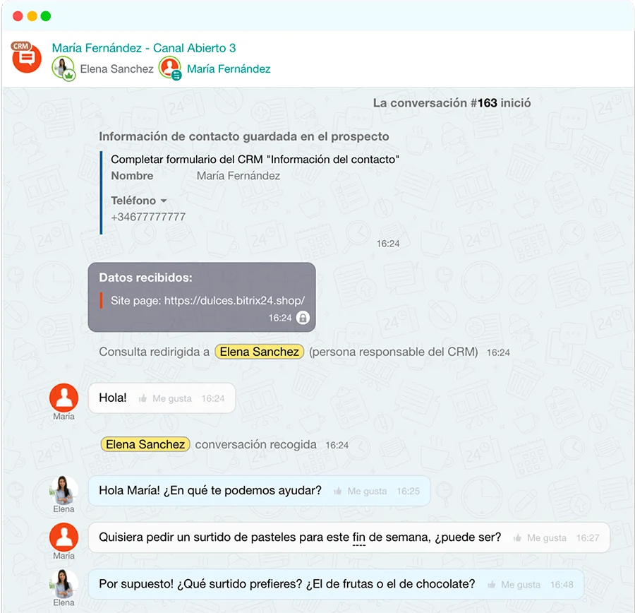 Chat de atención al cliente