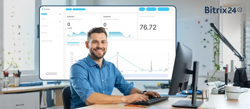 Analiza datos más rápido con el nuevo BI Builder de Bitrix24: filtros inteligentes, pre ajustes reutilizables y reportes sin bloqueos.