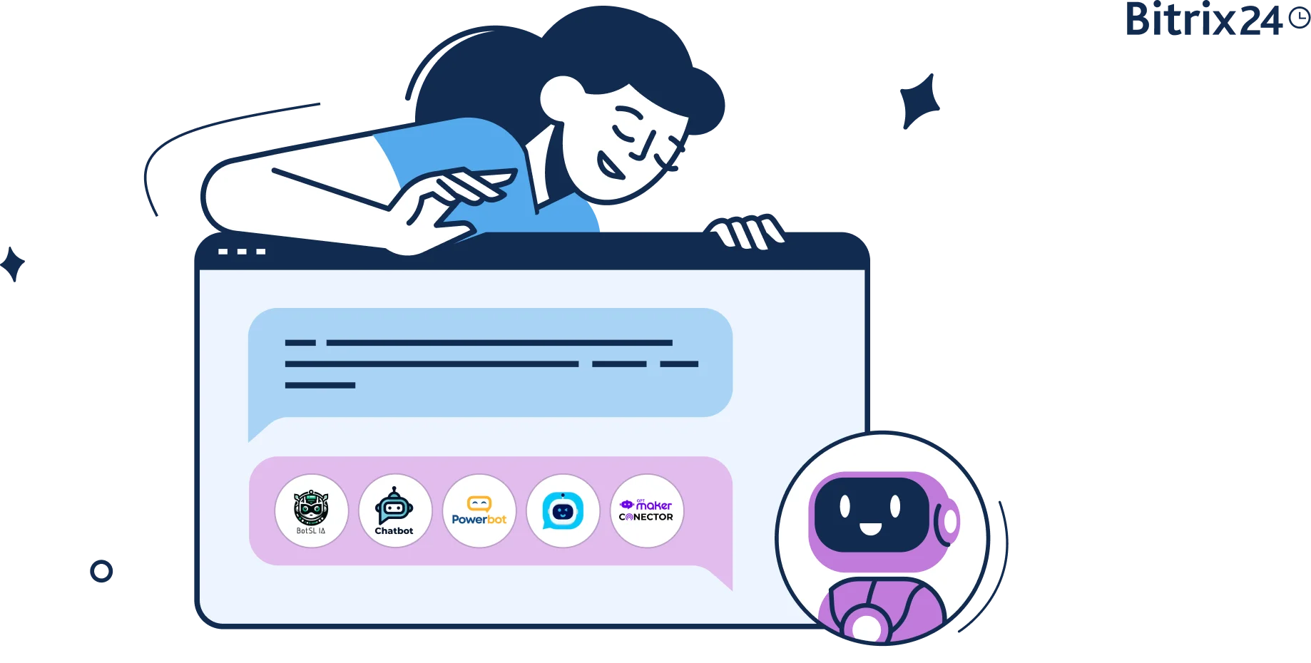 Los 5 mejores chatbots para Bitrix24