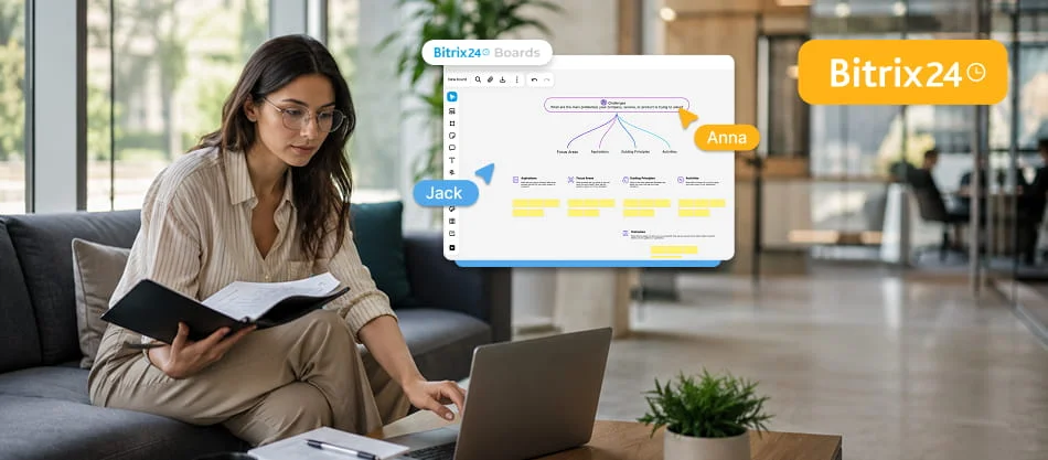 Descubre las nuevas funciones de los Tableros de Bitrix24: importación y exportación, diagramas mejorados, emojis, tareas y mucho más.