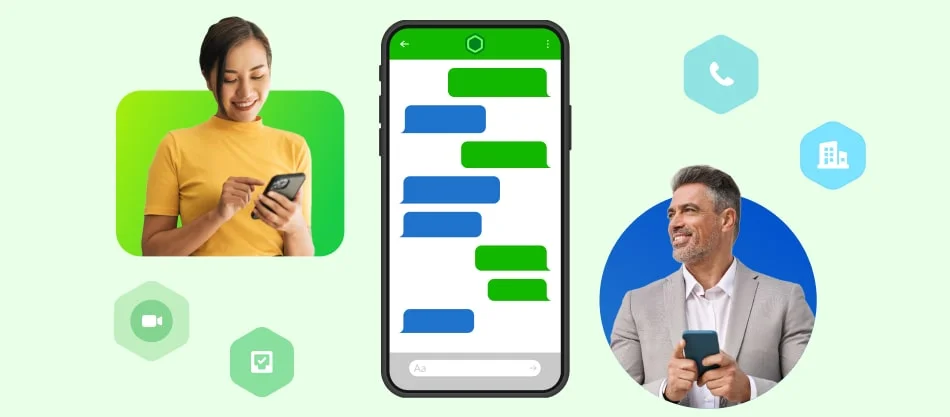 Collabs en la aplicación móvil