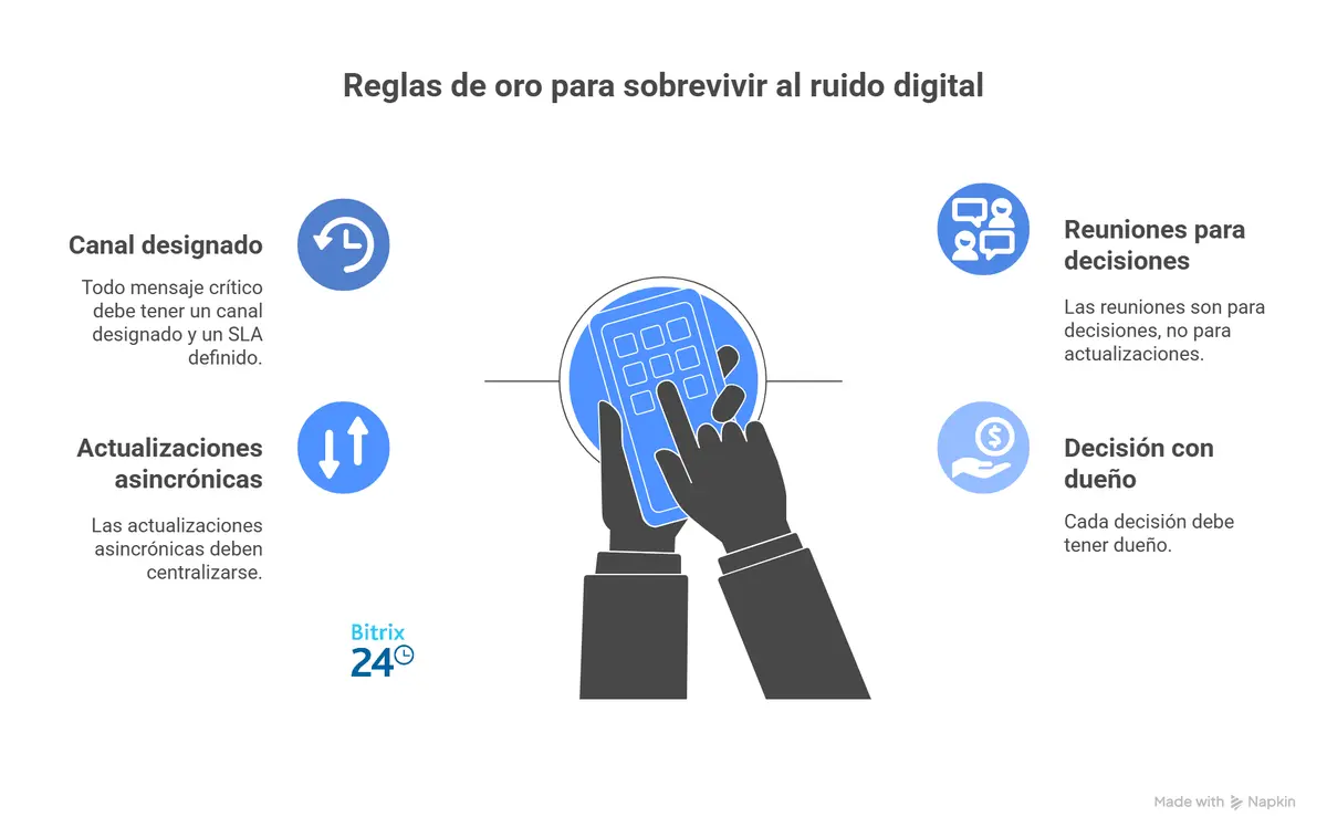 Reglas de oro para sobrevivir al ruido digital Reglas de oro para sobrevivir al ruido digital