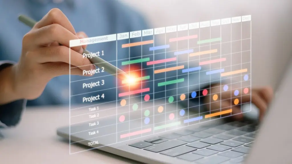 Optimización de diagramas de Gantt