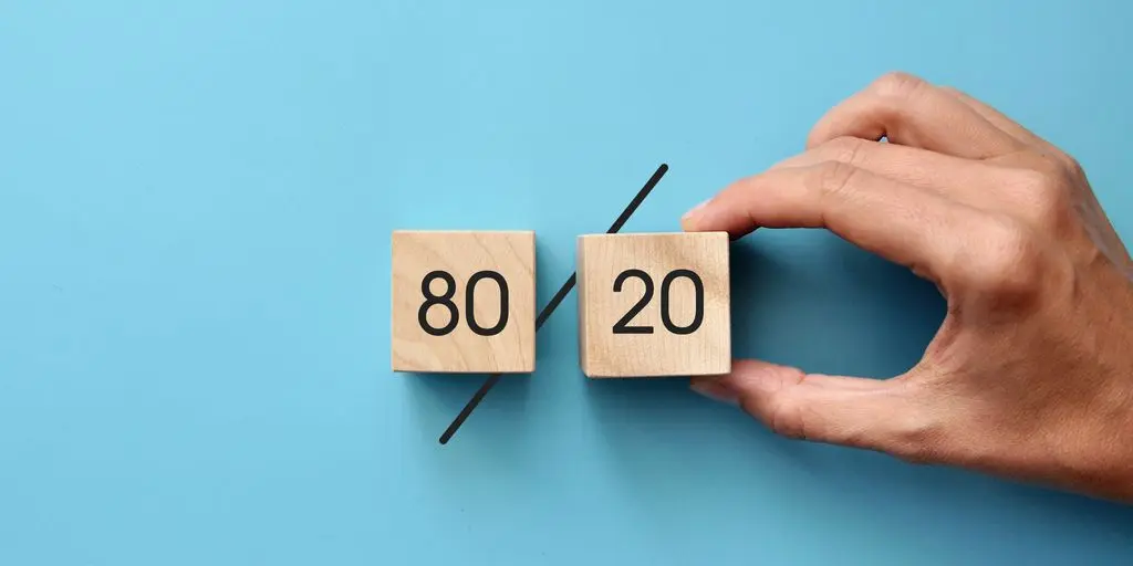 la regla del 80/20 